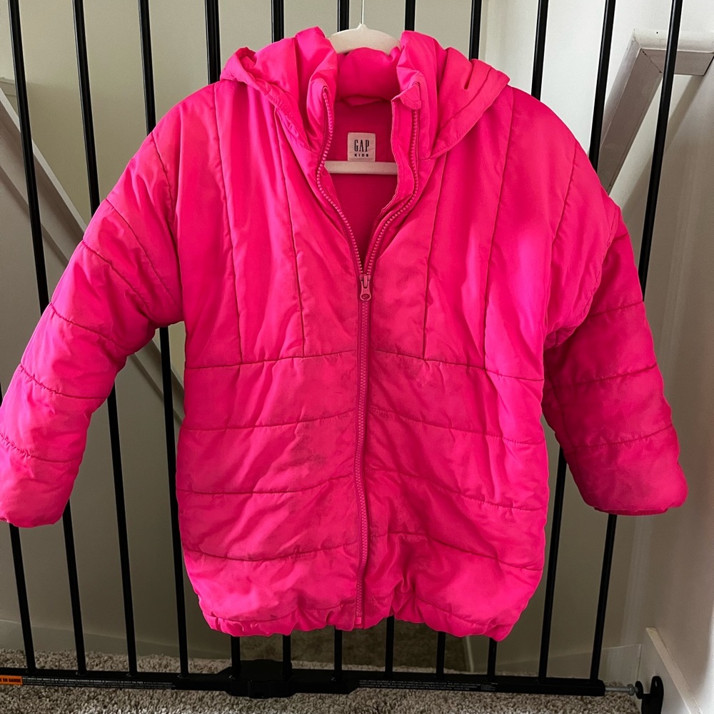 Gap Kids Pink Puffer Jacket
